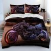 Cyberpunk Motorcycle Sexy Girl Comforter Bedding Set Duvet Cover Bed Set Quilt Cover Pillowcase king Queen 20 - Cyberpunk 2077 Shop