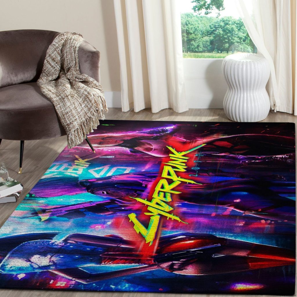 cyberpunk 2077 futuristic gaming area rugs living room carpet fn140105 local brands floor decor the us decorwlkjw - Cyberpunk 2077 Shop