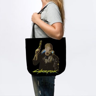 Cyberpunk 2077 Console Graphics D Tote Official Cow Anime Merch