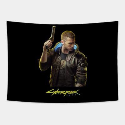 Cyberpunk 2077 Tapestry Official Cow Anime Merch