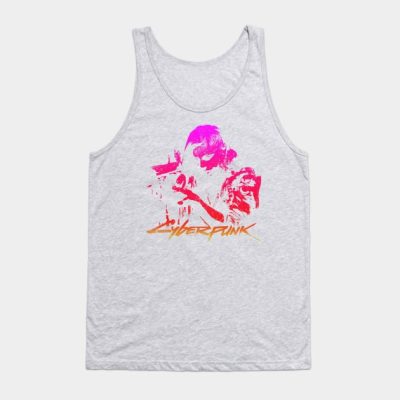 Cyberpunk Abstract Tank Top Official Cow Anime Merch