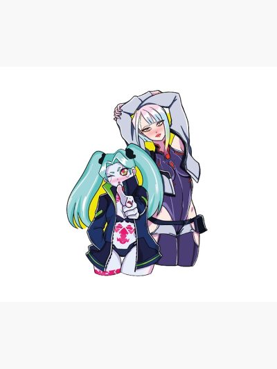 Cyberpunk Edgerunners  Rebecca And Lucy Tapestry Official Cow Anime Merch