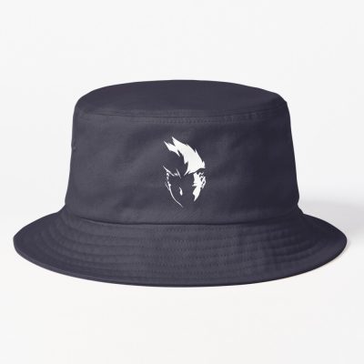 Cyberpunk Edgerunners David Martinez Cool Black And White Face Silhouette | Black Bucket Hat Official Cow Anime Merch