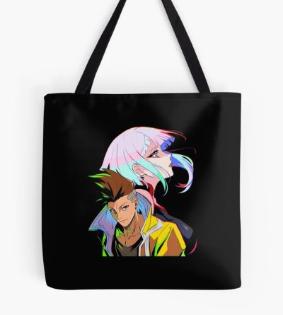 Lucy And David - Cyberpunk Edgerunners Tote Bag Official Cow Anime Merch