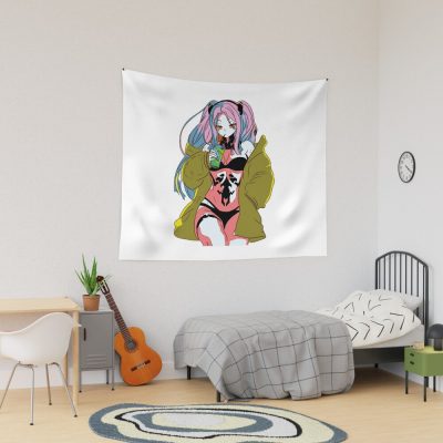 Rebecca From Cyberpunk Edgerunners Tapestry Official Cow Anime Merch